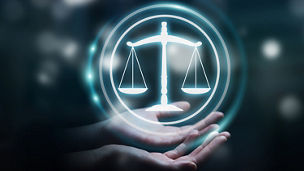 Japanese alt text: デジタルの天秤