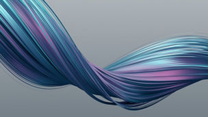 束になってねじれる線