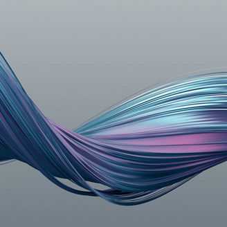 束になってねじれる線