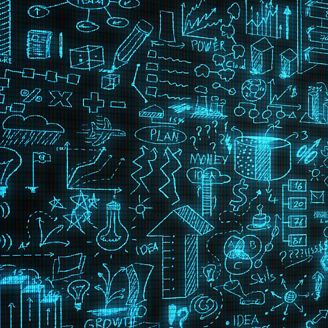 Japanese alt text: さまざまなデータの模様