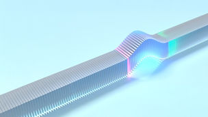 Digital Transformation Abstract Colorful Lines Growth Leadership