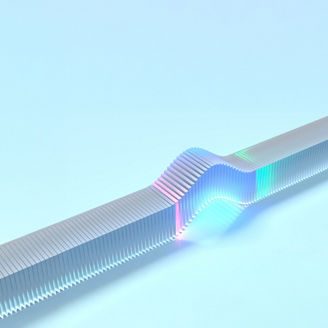 Digital Transformation Abstract Colorful Lines Growth Leadership