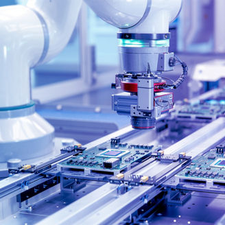 Japanese alt text: 半導体市場規模の拡大と地政学リスク