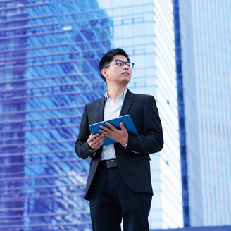 Japanese alt text: 金融機関における外部環境分析支援