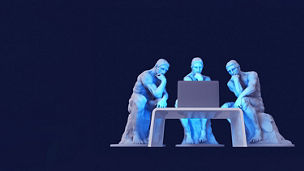 Japanese alt text: 組織の簡素化　Future of Finance