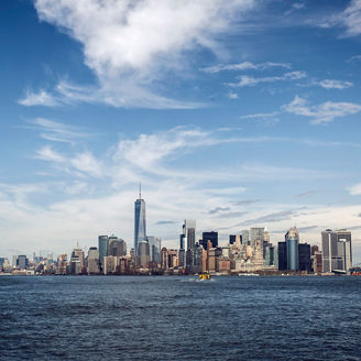 View of Manhattan from Liberty Island