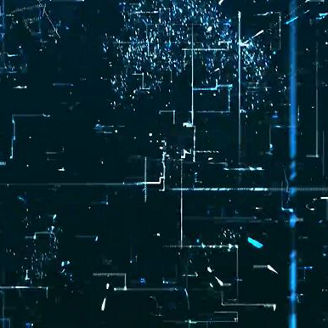 Japanese alt text:近未来的な幾何学模様 