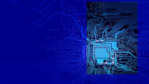 Japanese alt text: 集積回路内のICチップ