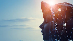 Japanese alt text: AIの概念（少年）