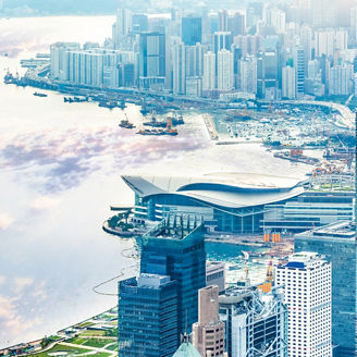 香港の高層ビル