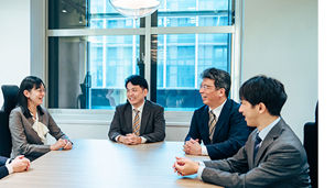 KPMG　松本、木村、中川、志賀国際特許事務所　松沼氏、及川氏