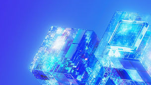 光るキューブの集合体の回路