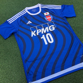 JBFA日本代表のブルーのユニフォーム