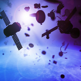 Japanese alt text: 宇宙ゴミに関する各国の規制状況