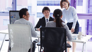 Japanese alt text: 持続可能な宇都宮市の実現に向け、日立システムズ、宇都宮市とAIを用いた政策シミュレーションを実施