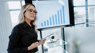 Business leader woman