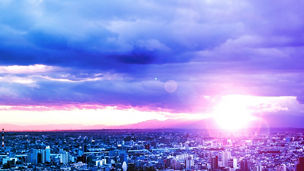 Japanese alt text: スマートシティによって実現される持続可能な社会