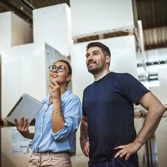 Warehouse delivery check