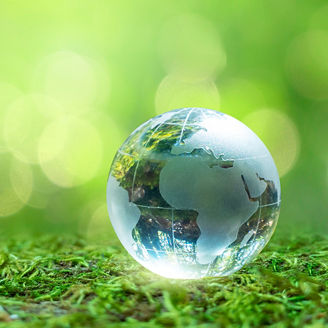 ガラス製の地球