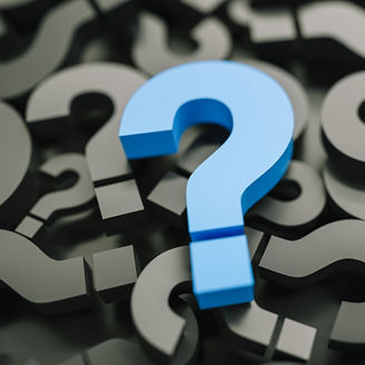 青いクエスチョン