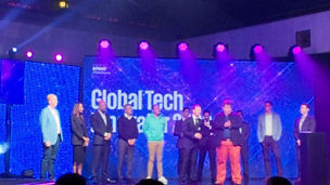 Japanese alt text: KPMGグローバルテックイノベーター2023世界大会の様子