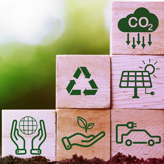 Japanese alt text: スマートシティに求められるカーボンニュートラル