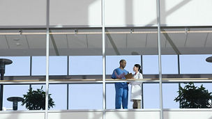 Japanese alt text: 病院を核としたスマートシティの可能性