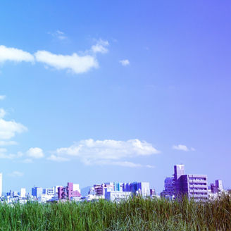 Japanese alt text: スマートシティ化による持続可能な社会構築に向けて