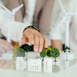 街のミニチュア