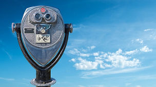 展望台の双眼鏡