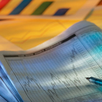 チャートが掲載されている新聞