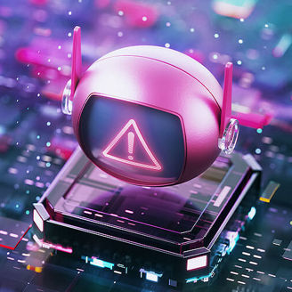 Roboter auf Mikrochip