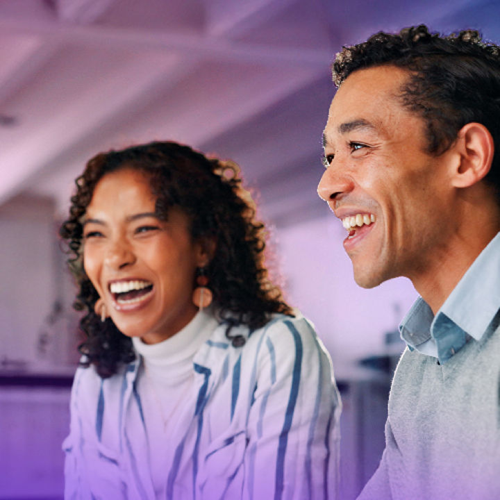 People laughing