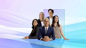 KPMG Be in Front banner