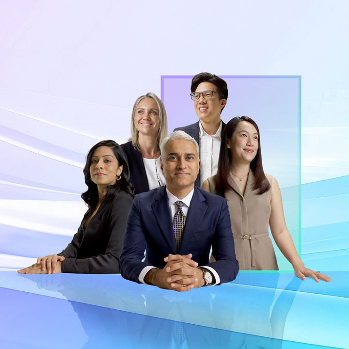 KPMG Be in Front banner