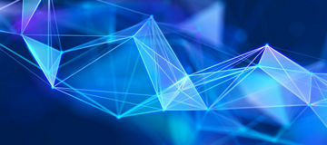  abstract blue stream