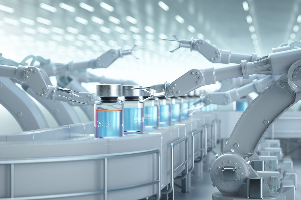 robotic machines producing medication