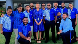 KPMG Blue, solid color background