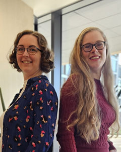 Hannah Widdop and Chloe Mattock