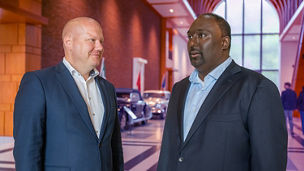 Twee bussiness mannen