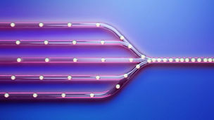 Stränge mit Punkten