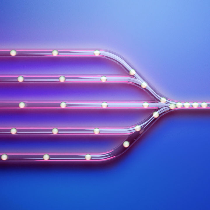 Stränge mit Punkten