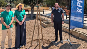 Botanical tree planting and hands-on gardening workshop promote environmental awareness and sustainable living.