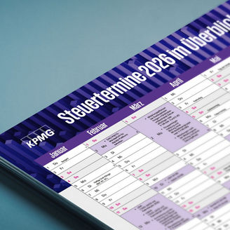 KPMG Kalender mit Steuerterminen 