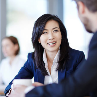 lady in formals smiling