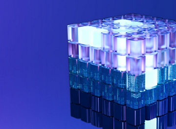 Luminous cube