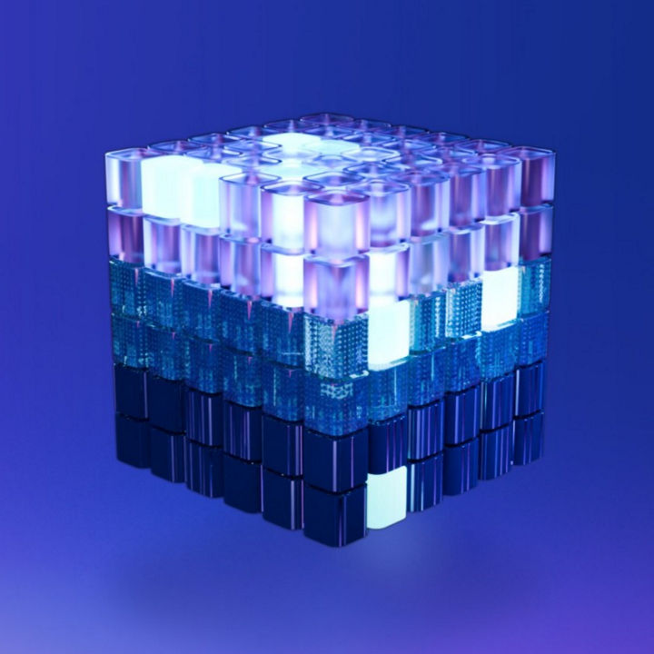 Blinking cube