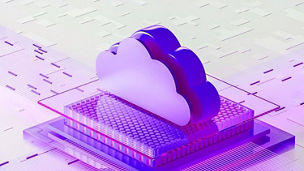 purple cloud on a chip