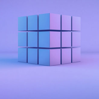 purple cube