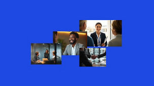 A collection of images of people in professional attire